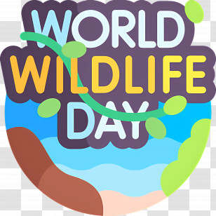 World Wildlife Day Logo - World Wildlife Day Logo Design Transparent PNG