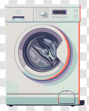 Washing Machine - Modern Washing Machine Transparent PNG