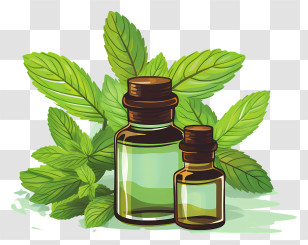 Essential Oil - Healing Herbs And Essential Oils Transparent PNG