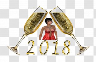Champagne Glass New Year's Eve Day - Party Transparent PNG