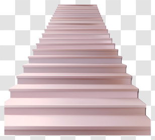 Wooden Stairs - Modern Pink Stairs Transparent PNG