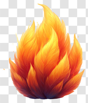 Fire - Vivid Fiery Flames Illustration Transparent PNG