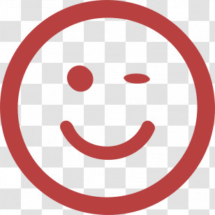 Interface Icon Wink Face Square Icon Emotions Rounded Icon Transparent PNG