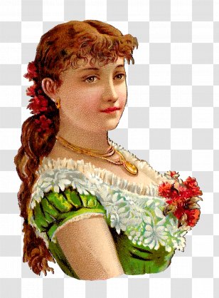 Red Hair Coloring Art Brown Transparent PNG