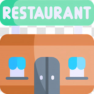 Restaurant - Restaurant Icon With Green Sign Transparent PNG