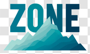Zone Logo - ZONE Mountain Logo Transparent PNG