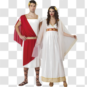 Ancient Greek - Traditional Ancient Greek Costumes For Events Transparent PNG