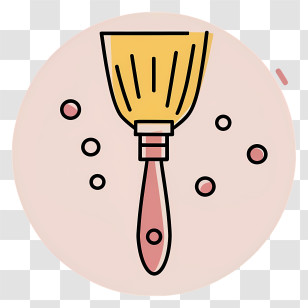 Brush - Makeup Brush With Bubbles Transparent PNG