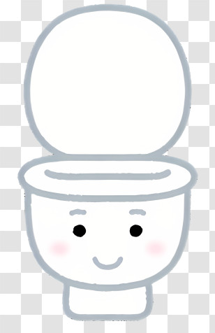 Toilet - Smiling Cartoon Toilet Transparent PNG