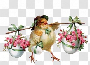 Easter Bunny Wedding Invitation Postcard Clip Art - Chick Transparent PNG