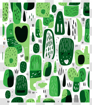 Abstract Backgrounds - Abstract Green Geometric Pattern Transparent PNG