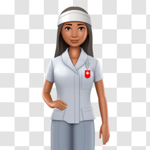 Health Worker
 - Nurse In Medical Uniform Transparent PNG