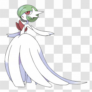 Gardevoir - Graceful Fantasy Creature Transparent PNG
