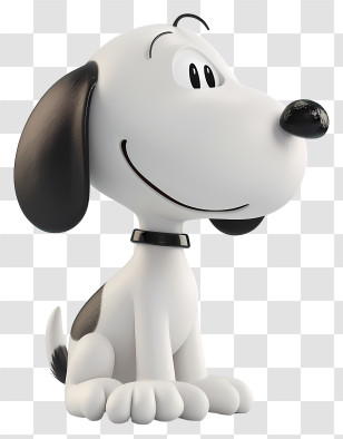 Snoopy - Adorable Cartoon Dog Character Transparent PNG