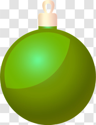 Green Ornament - Green Christmas Ornament For Festive Decoration Transparent PNG