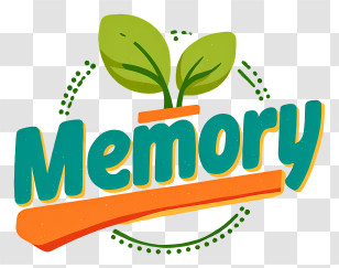 Memory Logo - Memory Leaf Logo Transparent PNG