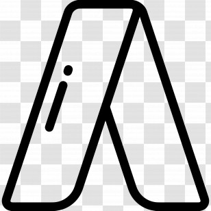 Google Adwords Logo - Stylized Letter A Minimalist Icon Transparent PNG