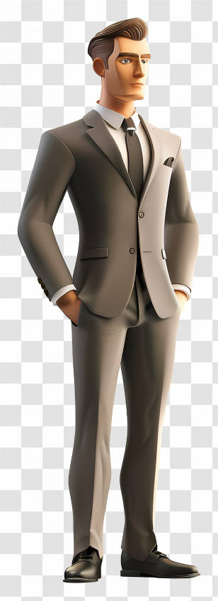 Formal Attire Men - Businessman In Suit Transparent PNG
