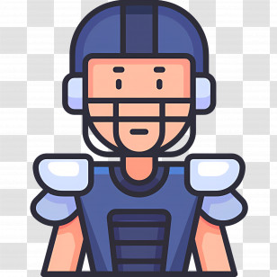 American Football Player - Football Player In Gear Transparent PNG