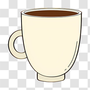 Coffee - Simple Coffee Cup Illustration Transparent PNG