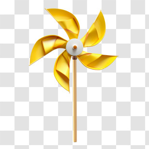 Pinwheel
 - Golden Pinwheel Artwork For Decoration Transparent PNG