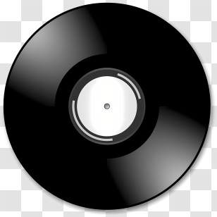 Cd - Classic Black Vinyl Record Transparent PNG