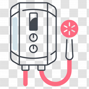 Water Heater - Electric Water Heater Line Art Transparent PNG