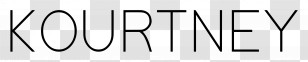 Kourtney Kardashian - Kourtney Text Logo Transparent PNG