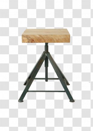 Table Bar Stool Chair Furniture - Yellow Wooden Transparent PNG