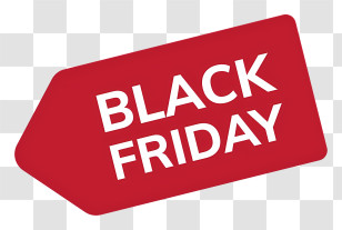 Black Friday Deals - Black Friday Sale Tag Design Transparent PNG