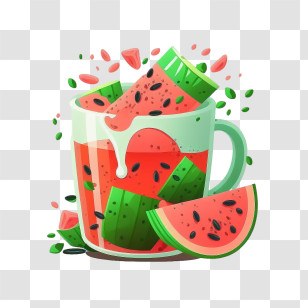 Watermelon Juice
 - Refreshing Watermelon Juice Transparent PNG