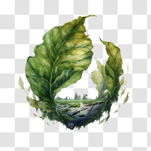 Green Earth
 - Green Leaves In Nature Transparent PNG