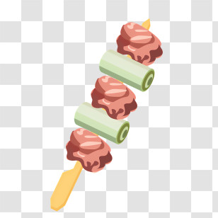 Toothpick - Delicious Meat Skewer Transparent PNG