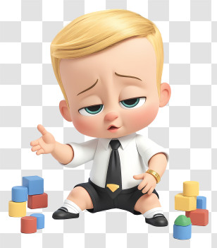 Boss Baby - Boss Baby Cartoon Character Transparent PNG