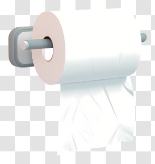 Toilet Paper Roll - Toilet Paper Roll On Holder Transparent PNG