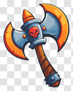 Battle Axe - Double-Edged Battle Axe Transparent PNG