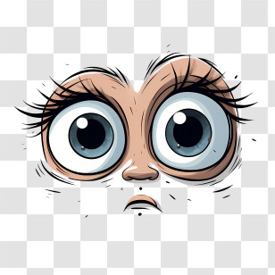 Emoji Face - Surprised Cartoon Face Transparent PNG
