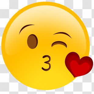 Smiley Emoticon Kiss Clip Art - Emoji - Diamond Letter Transparent PNG