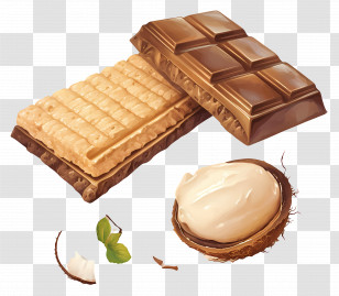 Coconut Chocolate Bar - Chocolate Bars With Coconut Transparent PNG