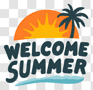 Welcome Summer - Welcome Summer Tropical Badge Transparent PNG