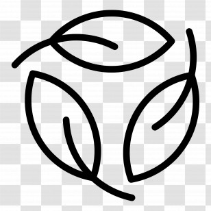 Recycle Leaves - Sustainable Recycling Symbol Transparent PNG