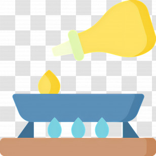 Cooking Oil - Pouring Oil On Stove Illustration Transparent PNG