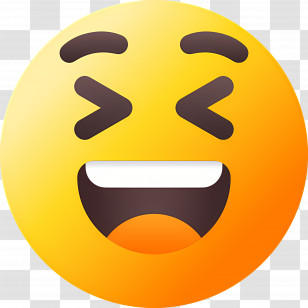 Laugh Emoji - Laughing Emoji For Joyful Expression Transparent PNG