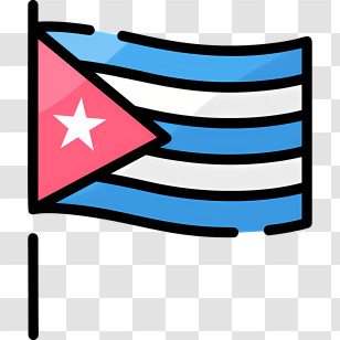 Cuba Flag - Cuban Flag Illustration Transparent PNG