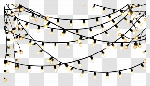 Fairy Lights - String Lights For Decorative Ambiance Transparent PNG
