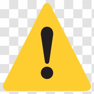 Emojipedia Text Messaging Warning Sign SMS - Yellow - Danger Transparent PNG