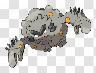 Graveler - Fantasy Rock Creature Illustration Transparent PNG