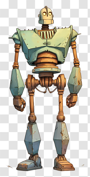 The Iron Giant - Giant Metal Robot Transparent PNG