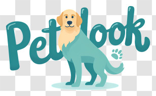 Petlook Logo - Petlook Dog Logo Design Transparent PNG