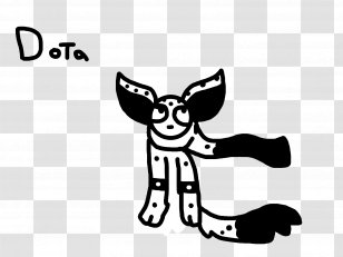 Drawing Cat Line Art - Text - Dota Transparent PNG